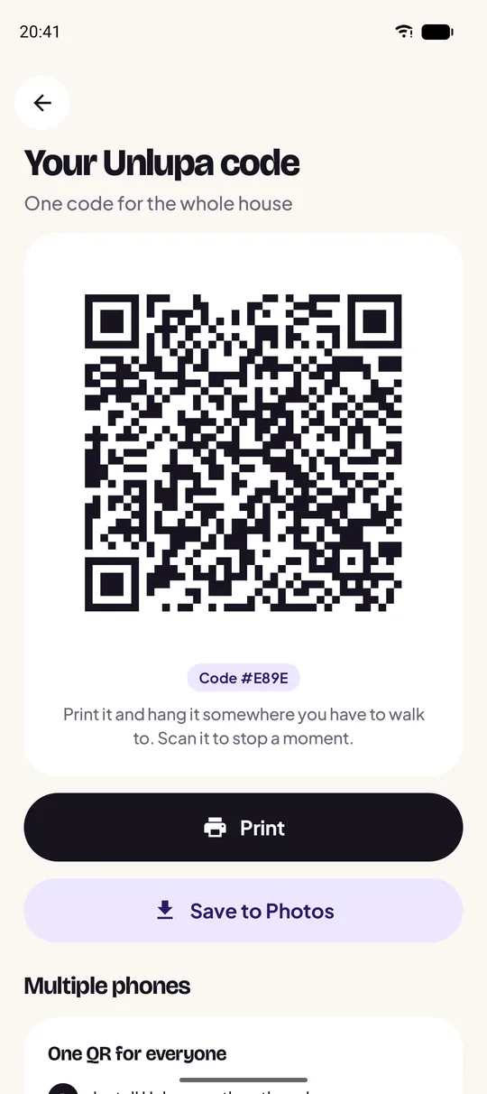 Your Unlupa code with print and save