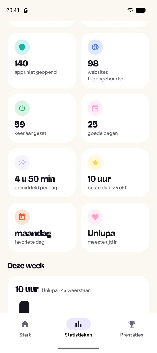 Overzicht met records